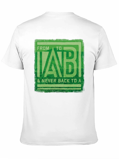 From B to LAB Mens Black T-Shirt