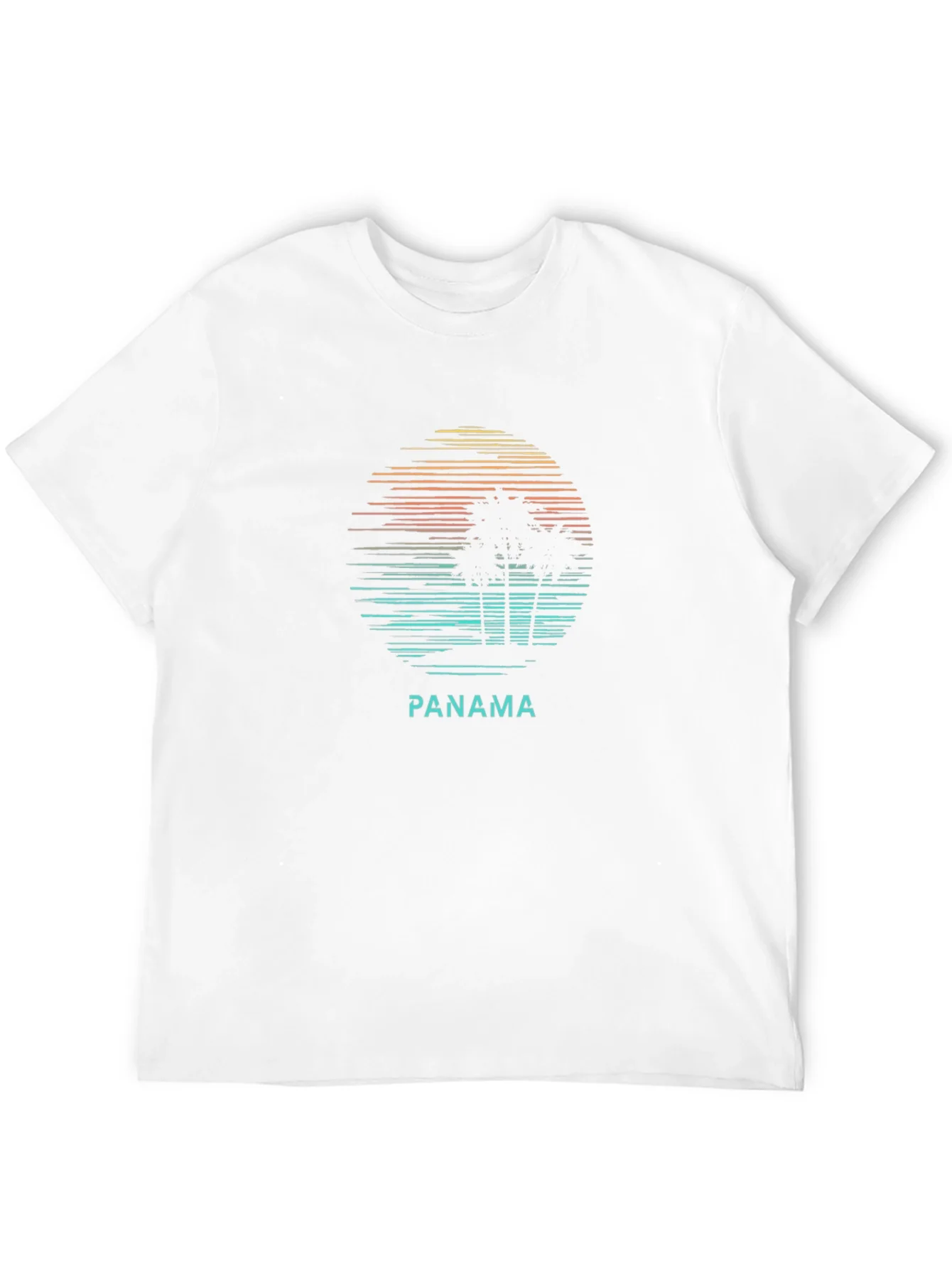 Retro Panama Palm Tree T-Shirt