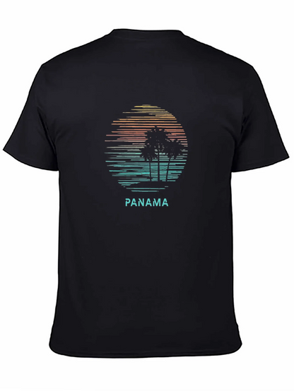 Retro Panama Palm Tree T-Shirt