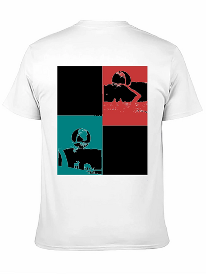 Modern Graphic Block Tee