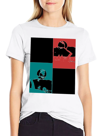 Modern Graphic Block Tee