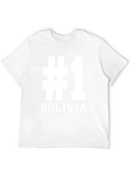 #1 Bolivia Black T-Shirt - Show Your Pride!