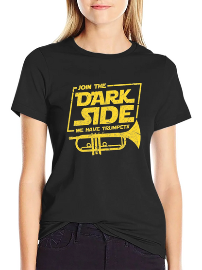 Join the Dark Side Trumpet Graphic T-Shirt