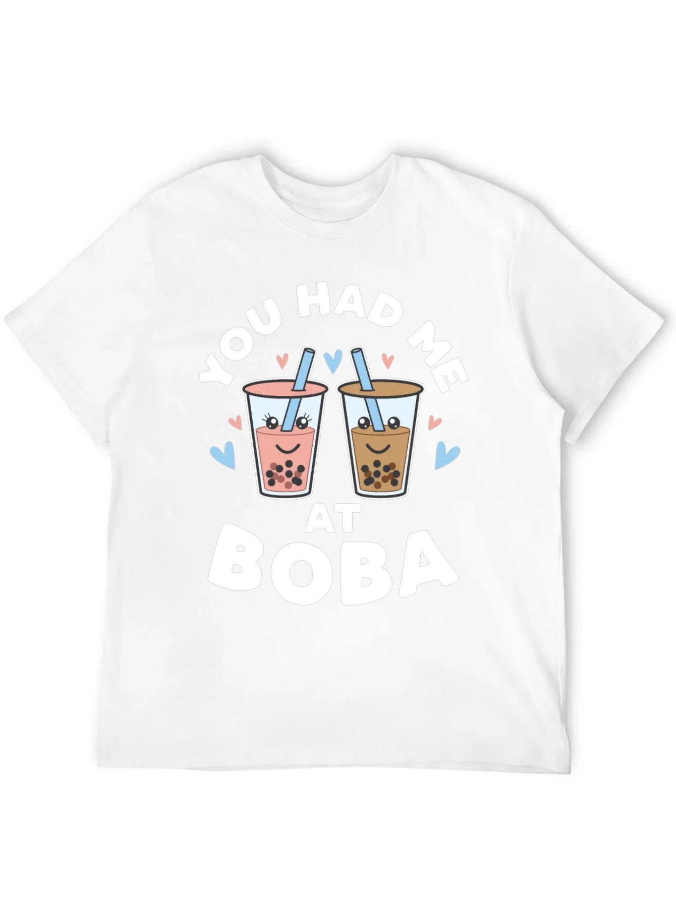 You Had Me At Boba Black Graphic Tee