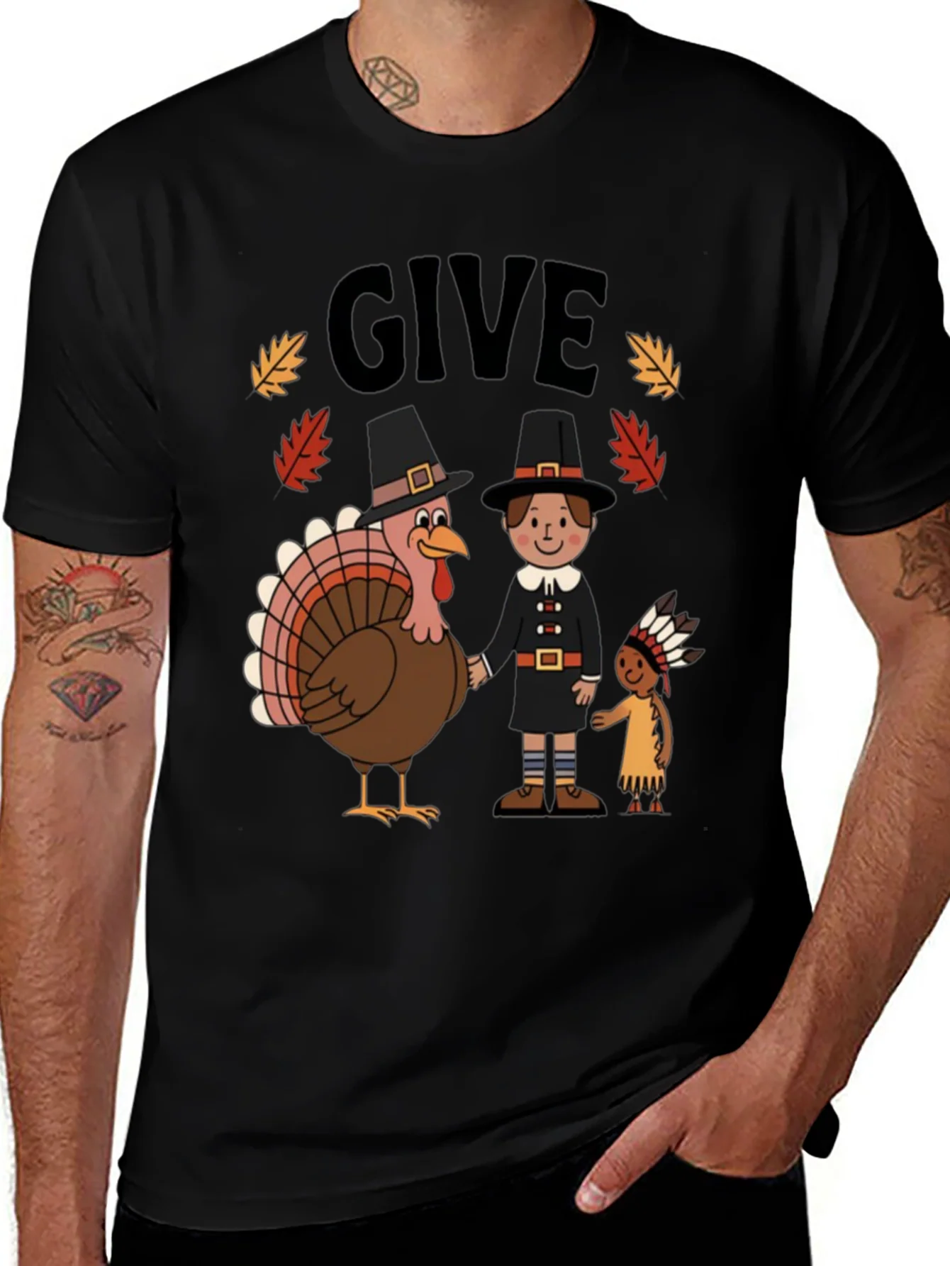 Thanksgiving Give Graphic Tee