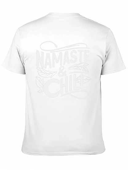 Namaste & Chill Graphic Tee - Relaxed Style