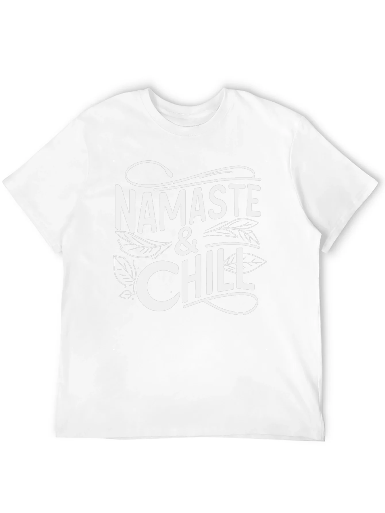 Namaste & Chill Graphic Tee - Relaxed Style