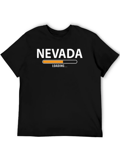 Nevada Loading T-Shirt - Black Graphic Tee
