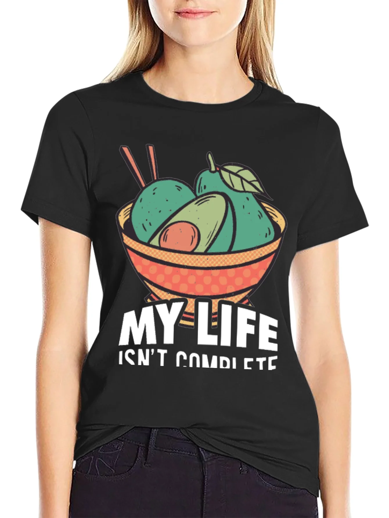 Avocado Bowl Graphic Tee - My Life Isnt Complete