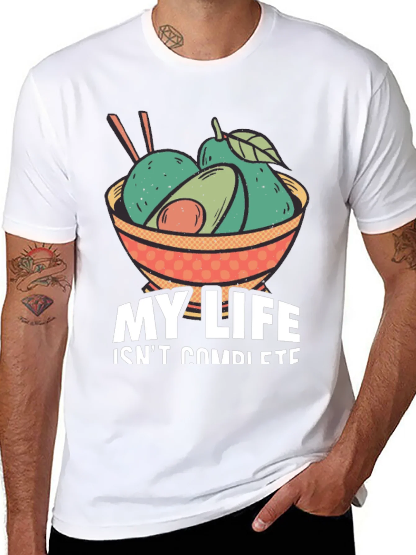 Avocado Bowl Graphic Tee - My Life Isnt Complete