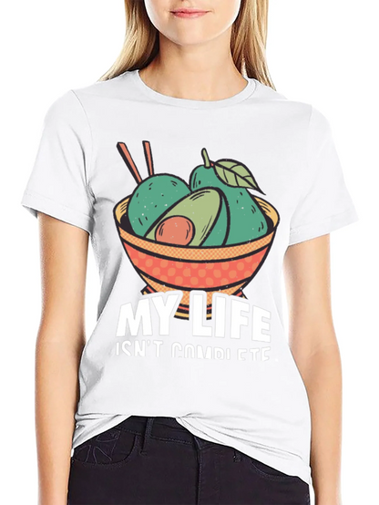 Avocado Bowl Graphic Tee - My Life Isnt Complete