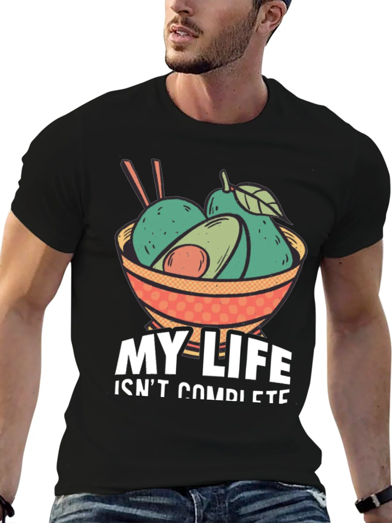 Avocado Bowl Graphic Tee - My Life Isnt Complete