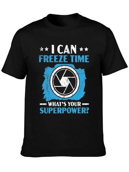 Freeze Time Photographer Graphic T-Shirt