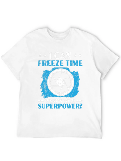 Freeze Time Photographer Graphic T-Shirt