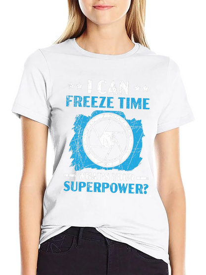 Freeze Time Photographer Graphic T-Shirt