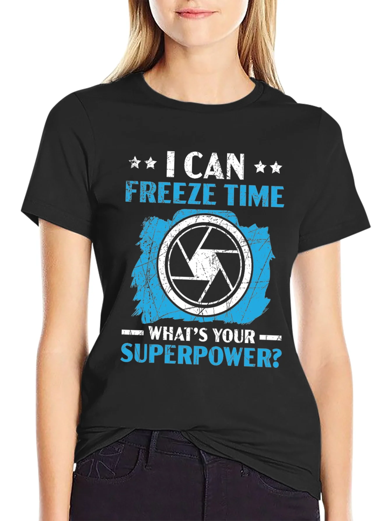Freeze Time Photographer Graphic T-Shirt