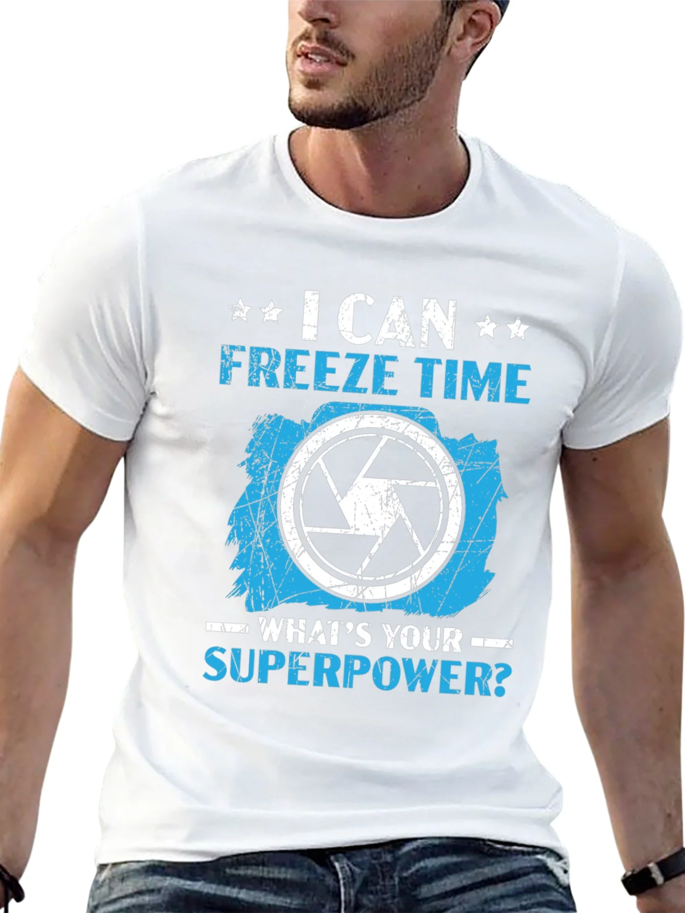 Freeze Time Photographer Graphic T-Shirt