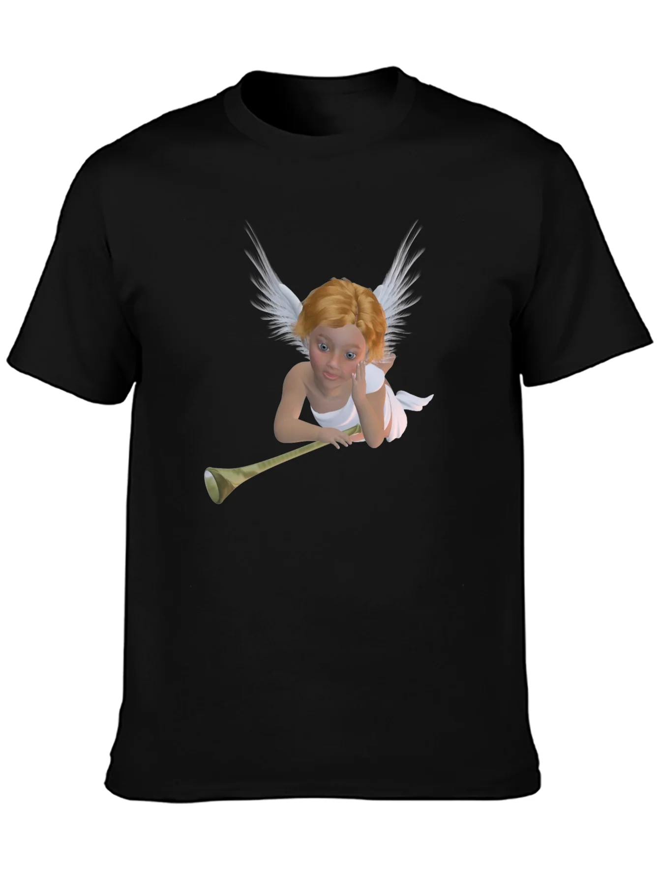 Angel Trumpet Black T-Shirt