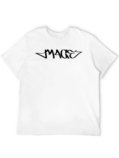 MAGE Black Graphic Tee - Casual Style