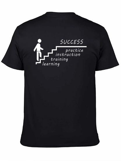 Success Steps T-Shirt: Learning Training Practice