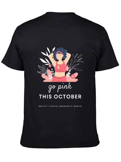 Go Pink Breast Cancer Awareness T-Shirt