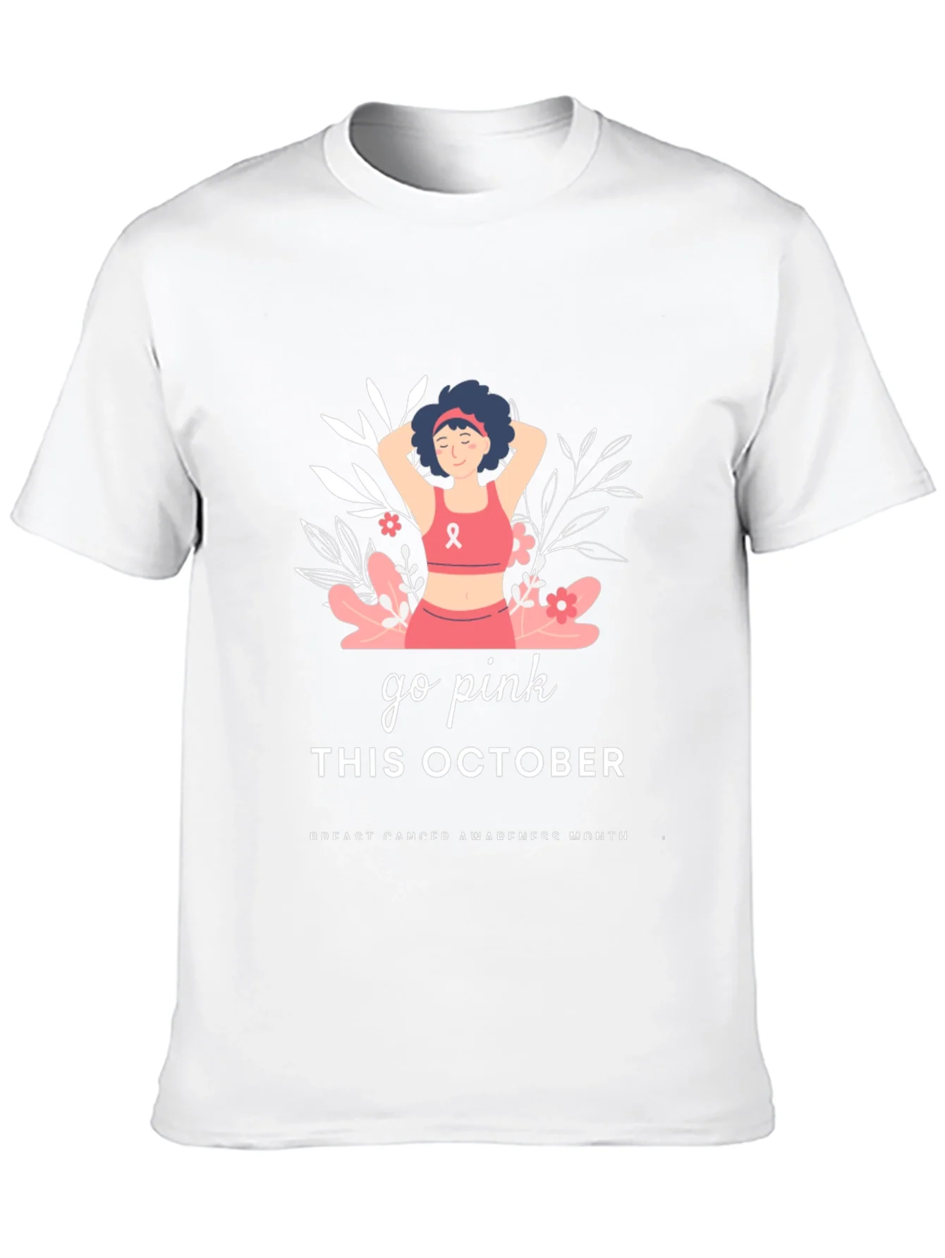 Go Pink Breast Cancer Awareness T-Shirt