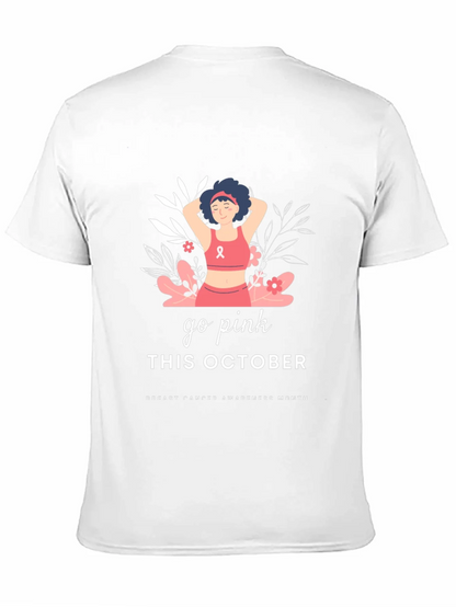 Go Pink Breast Cancer Awareness T-Shirt