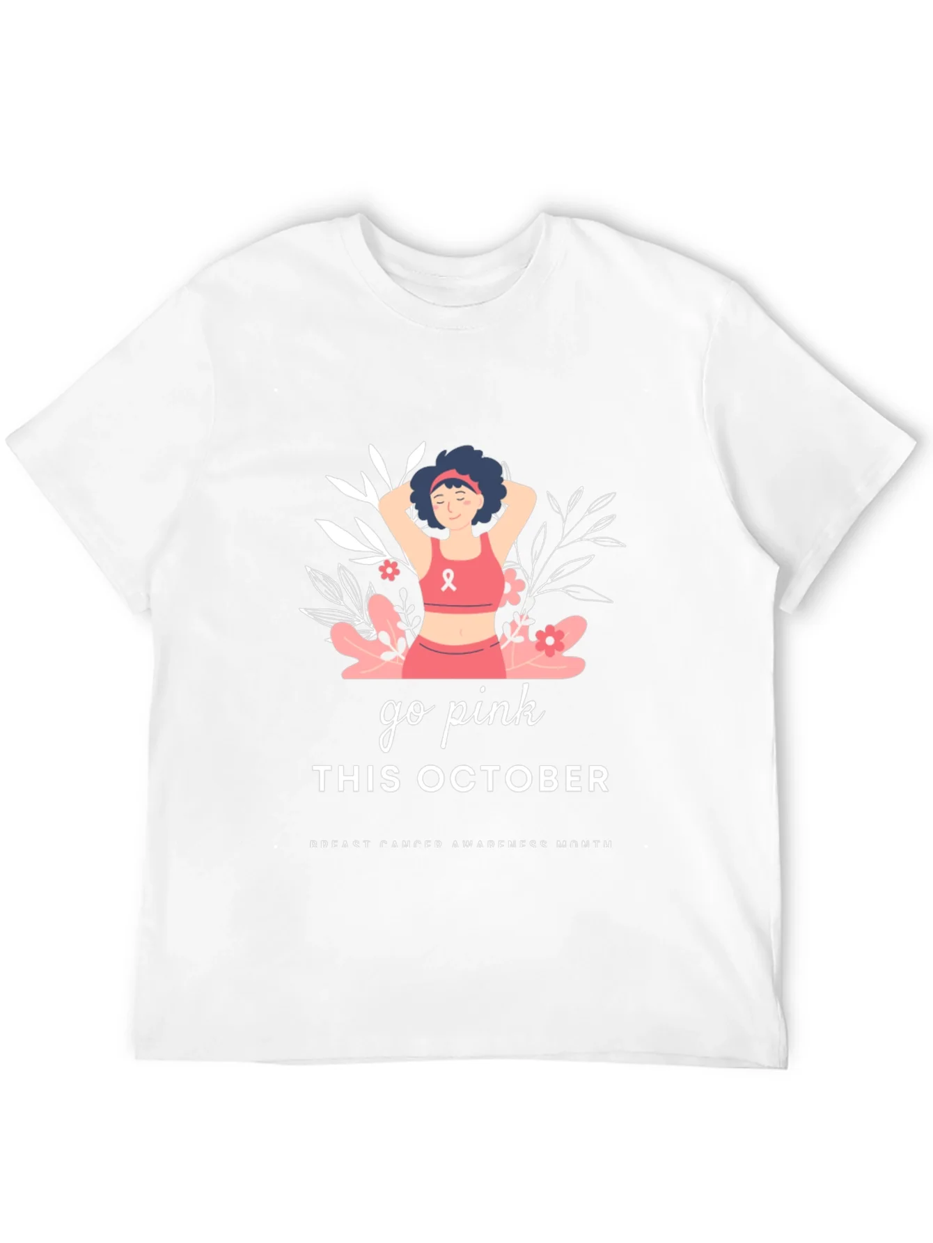 Go Pink Breast Cancer Awareness T-Shirt