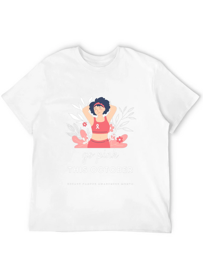 Go Pink Breast Cancer Awareness T-Shirt