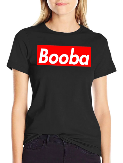 Booba Red Box Logo Black T-Shirt