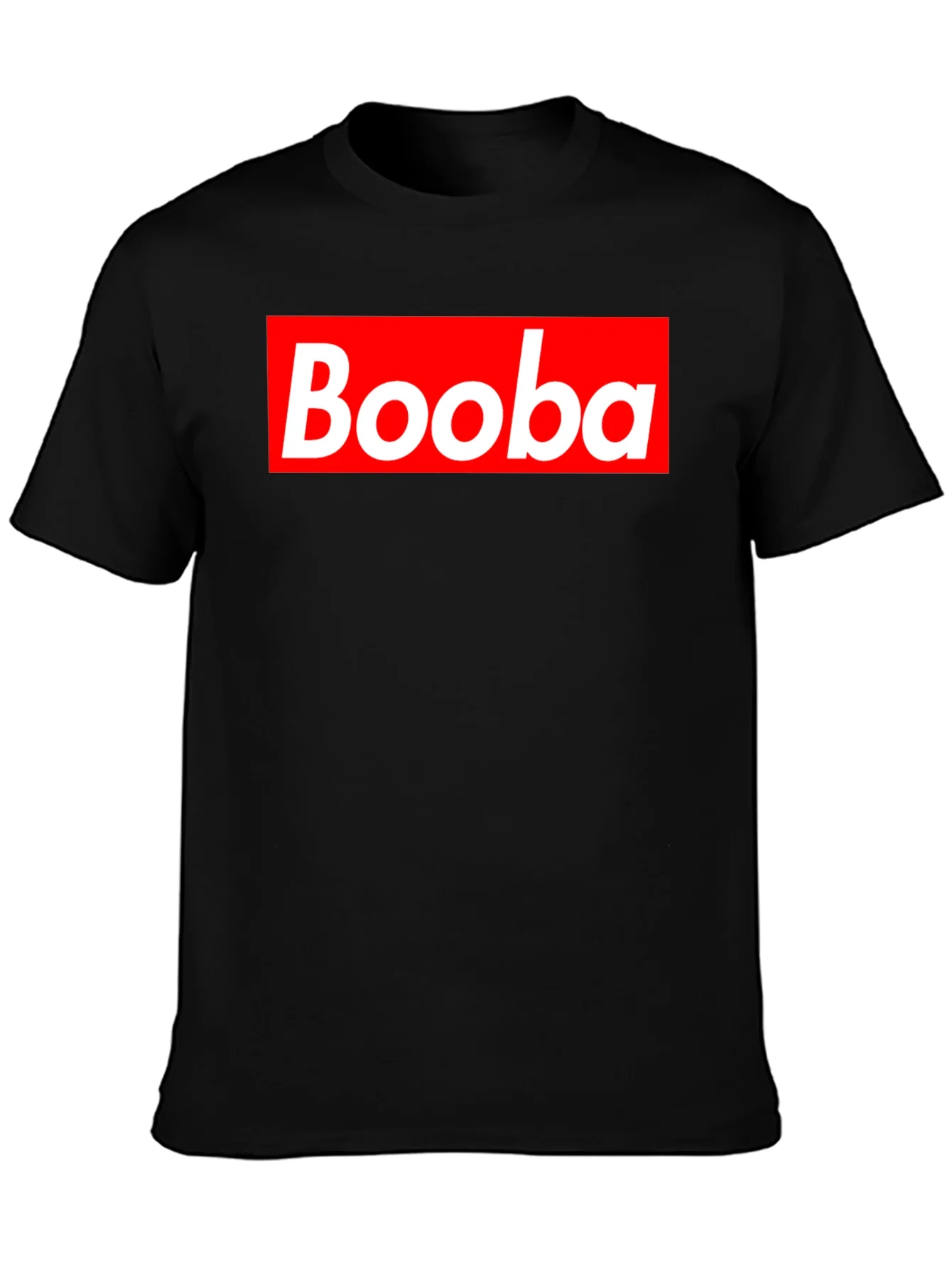 Booba Red Box Logo Black T-Shirt