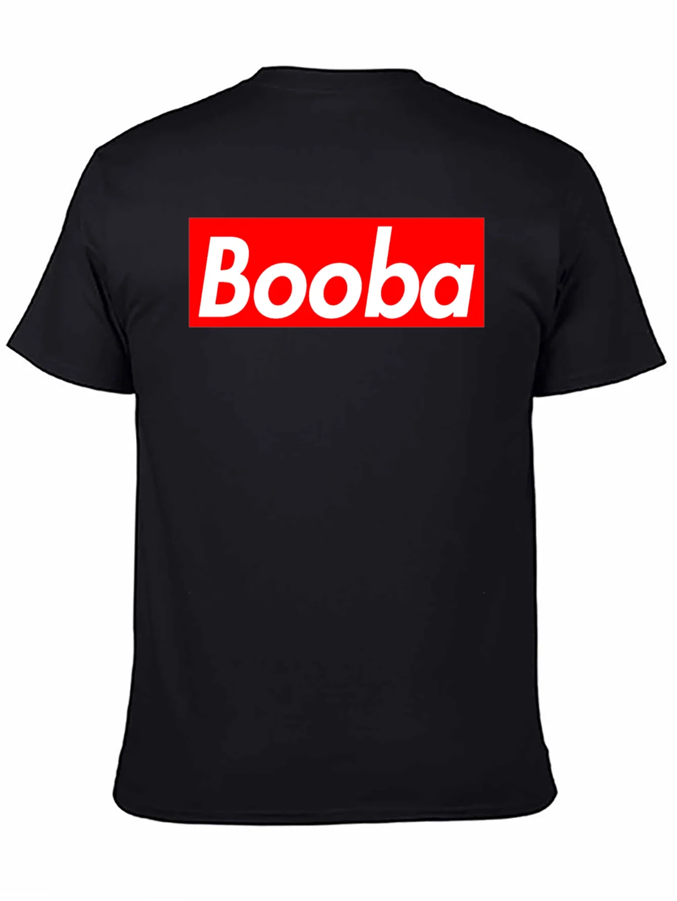 Booba Red Box Logo Black T-Shirt