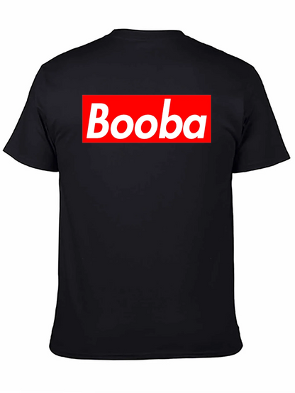 Booba Red Box Logo Black T-Shirt