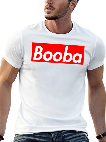 Booba Red Box Logo Black T-Shirt