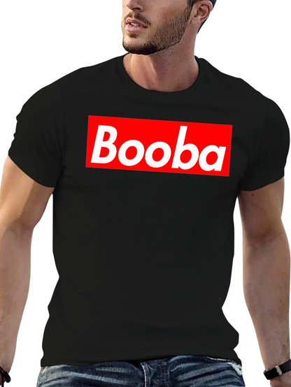 Booba Red Box Logo Black T-Shirt