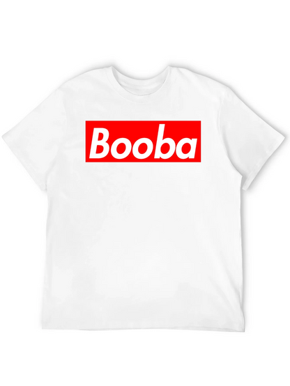 Booba Red Box Logo Black T-Shirt