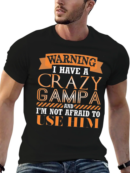 Crazy Grampa Graphic Tee
