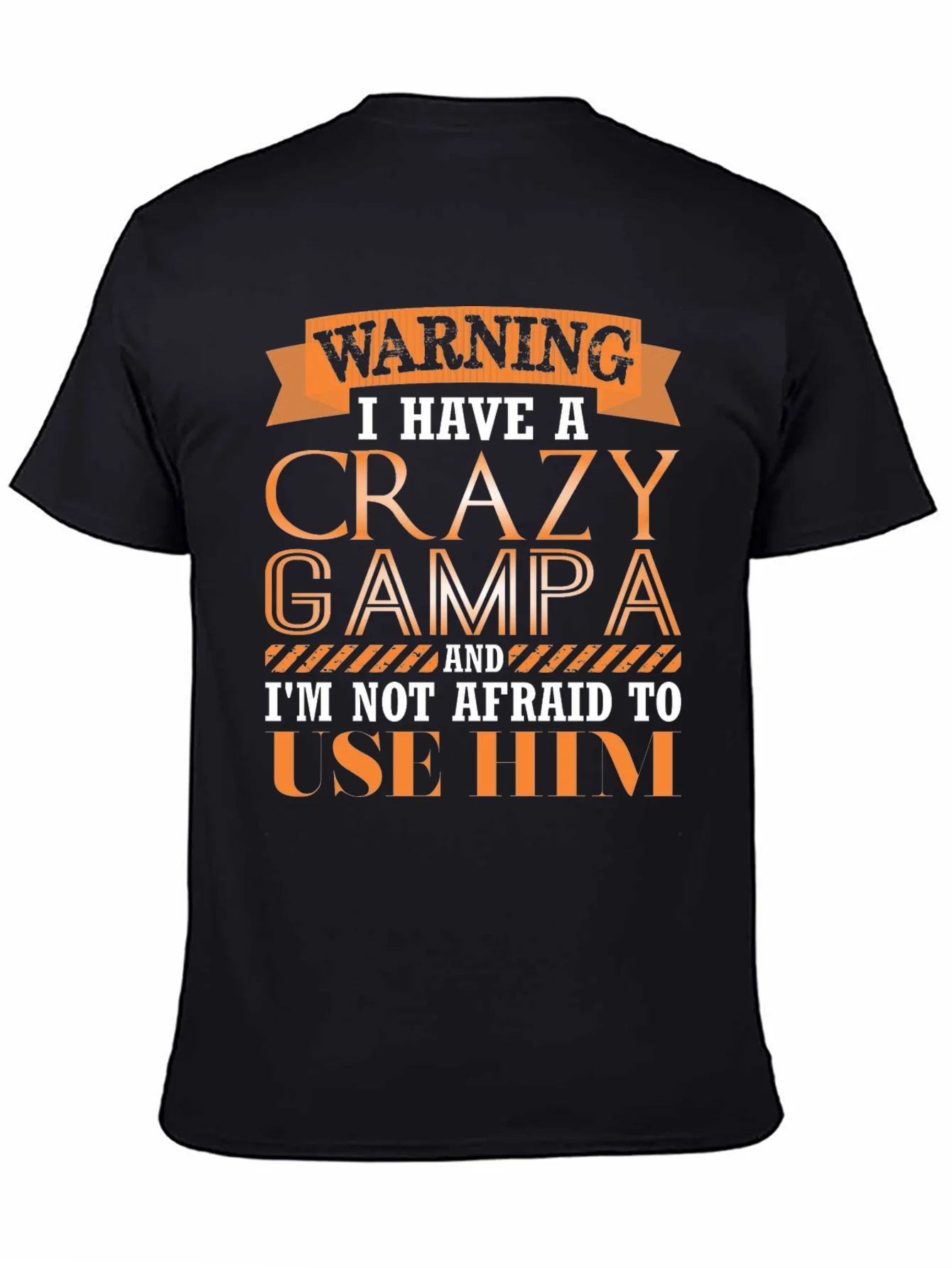 Crazy Grampa Graphic Tee