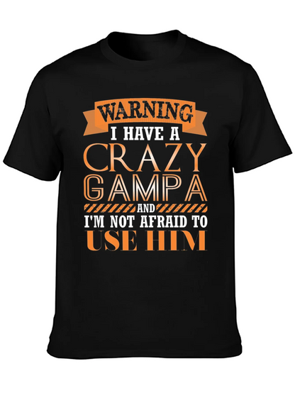 Crazy Grampa Graphic Tee