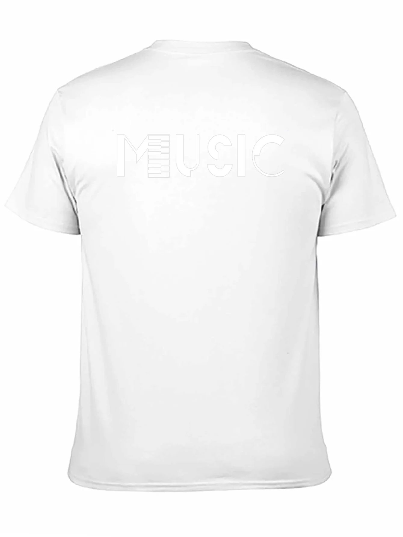 Music Inspired Black Cotton T-Shirt