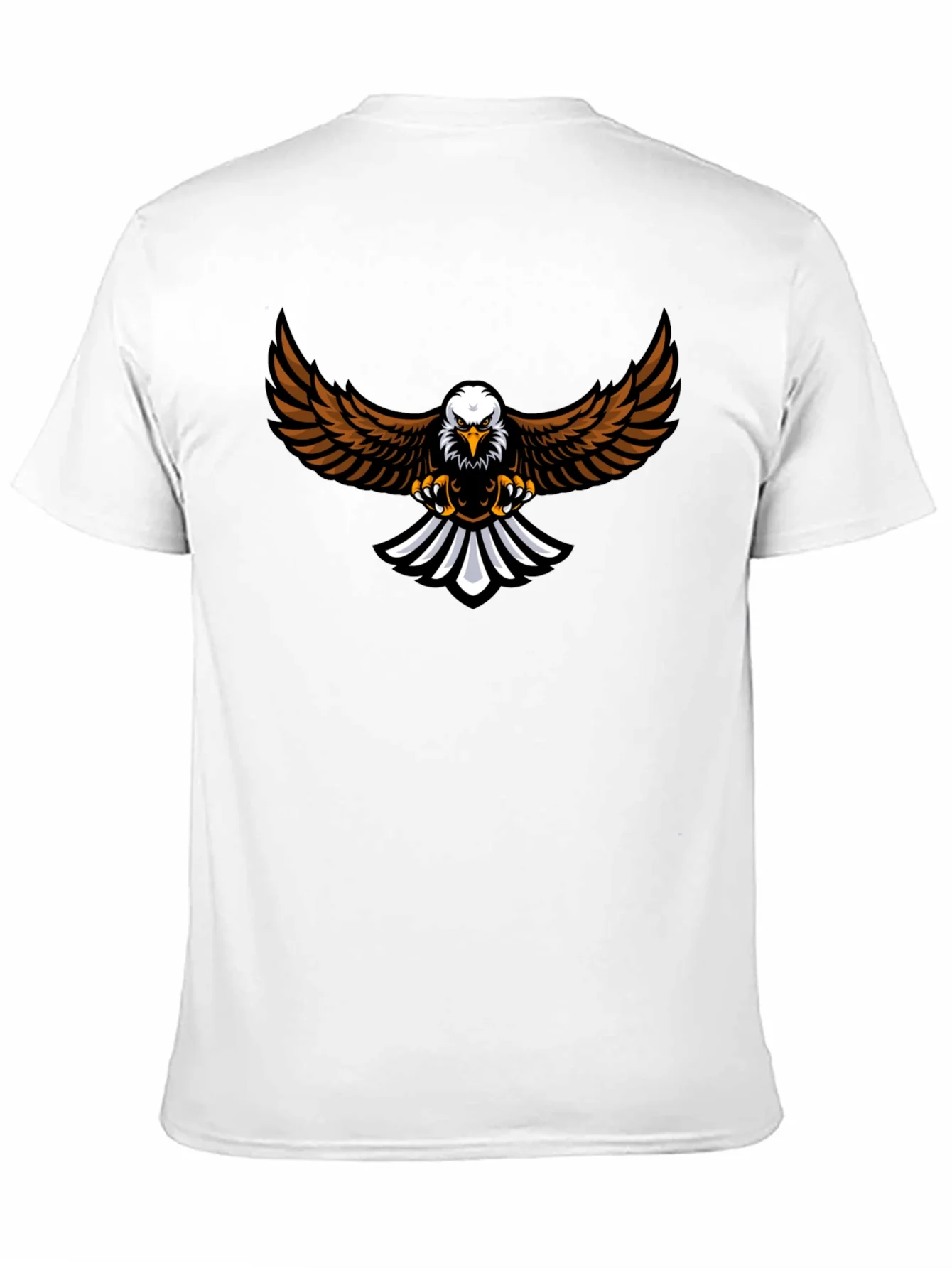 Eagle Graphic Tee - Black Cotton Blend