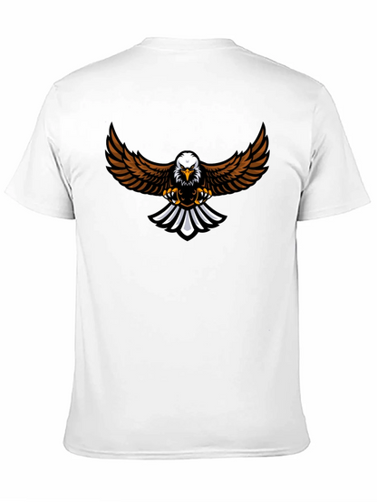 Eagle Graphic Tee - Black Cotton Blend