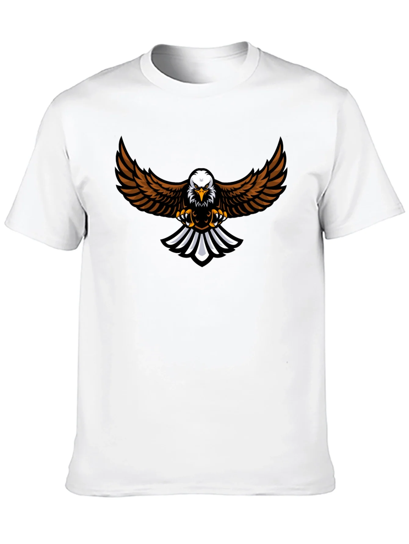 Eagle Graphic Tee - Black Cotton Blend