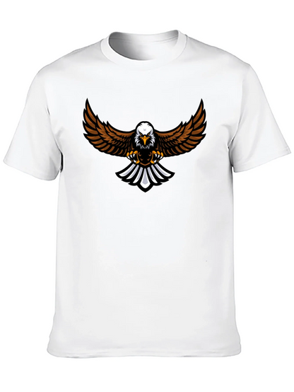 Eagle Graphic Tee - Black Cotton Blend