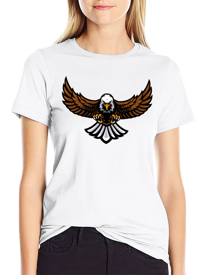 Eagle Graphic Tee - Black Cotton Blend
