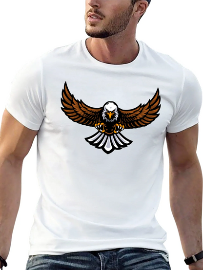 Eagle Graphic Tee - Black Cotton Blend