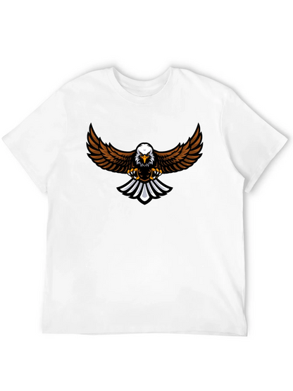 Eagle Graphic Tee - Black Cotton Blend