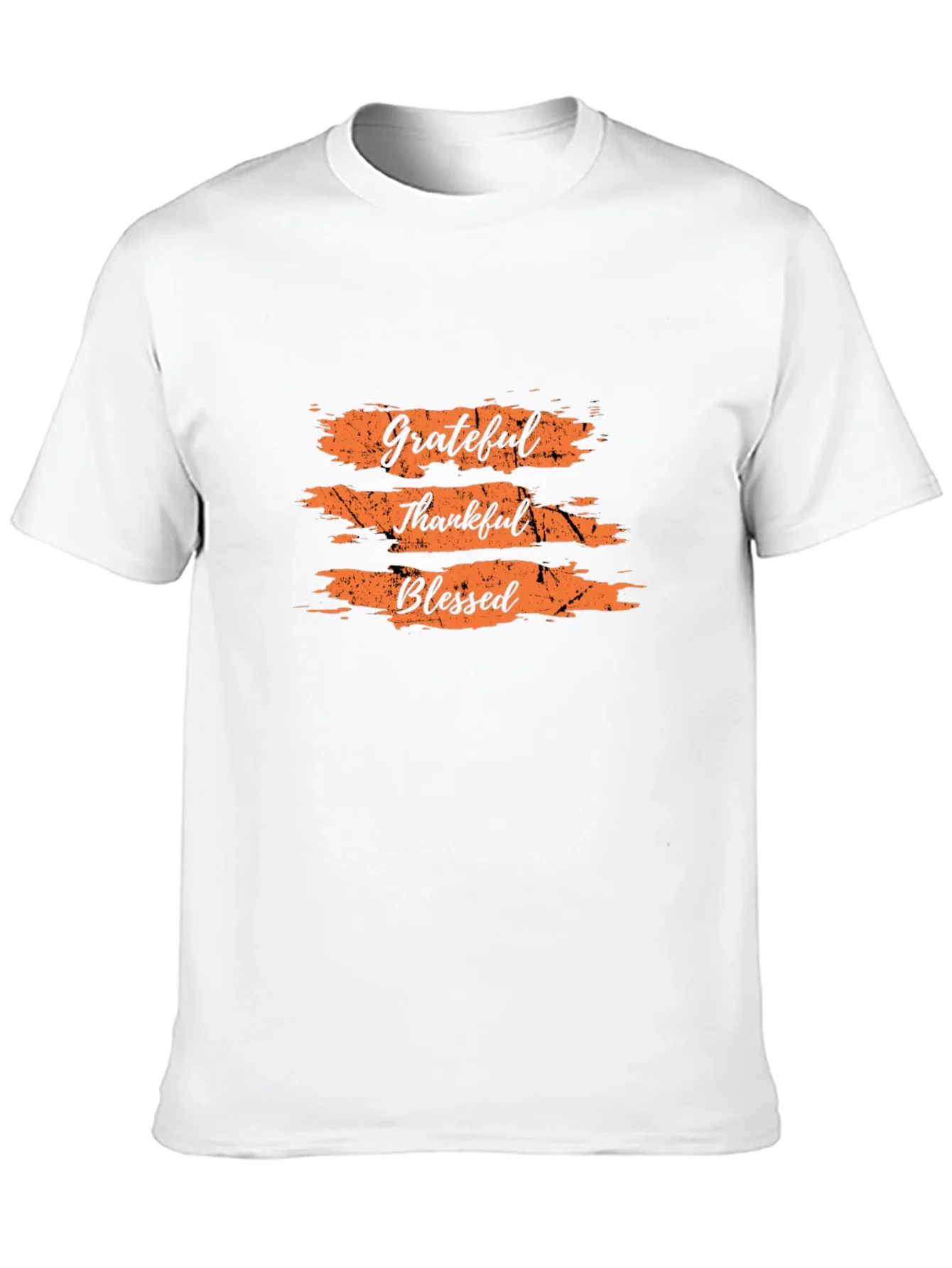 Grateful Thankful Blessed Black T-Shirt