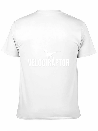 Velociraptor Dinosaur Graphic T-Shirt