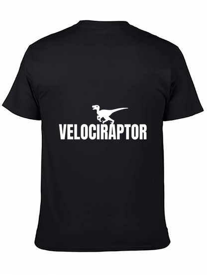 Velociraptor Dinosaur Graphic T-Shirt